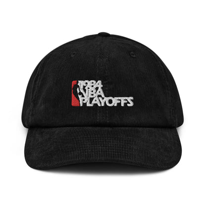 1984 nba playoffs corduroy hat