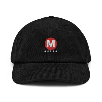 los angeles metro corduroy hat