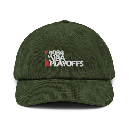 1984 nba playoffs corduroy hat